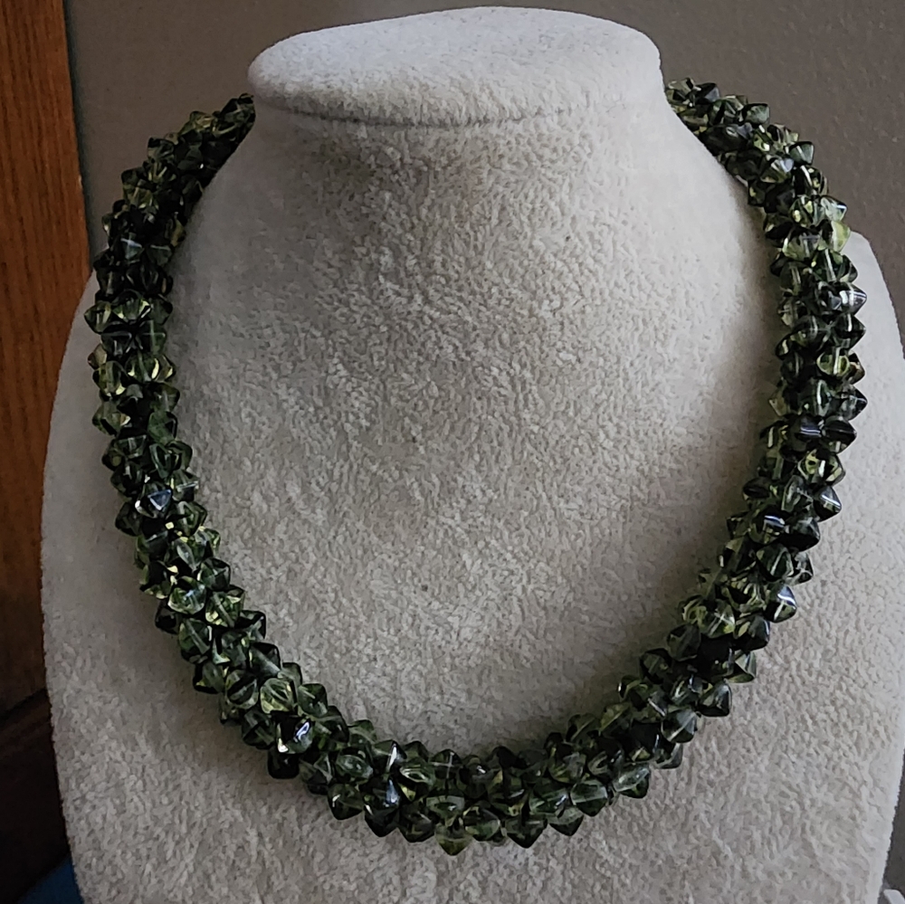 Catherine Hysell glass choker